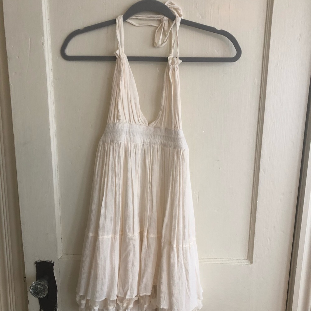 High low summer dress. Backless!